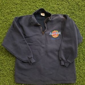 Vintage Hard Rock Cafe 1/4 Zip